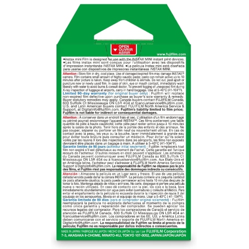 Fujifilm INSTAX Film 20 Sheets