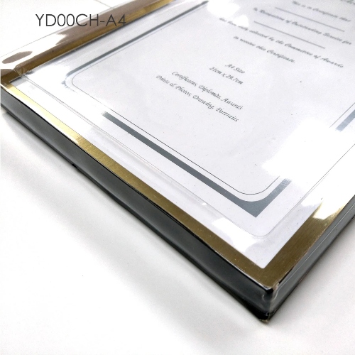 YD00CH – Gold A4 Aluminum Frame (Certificate/Photo)